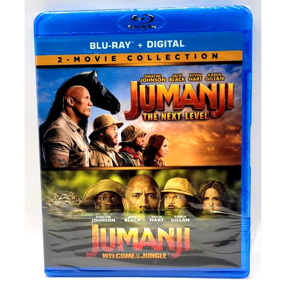 Jumanji: The Next Level / Welcome to the Jungle (Blu-ray) FACTORY SEALED NEW